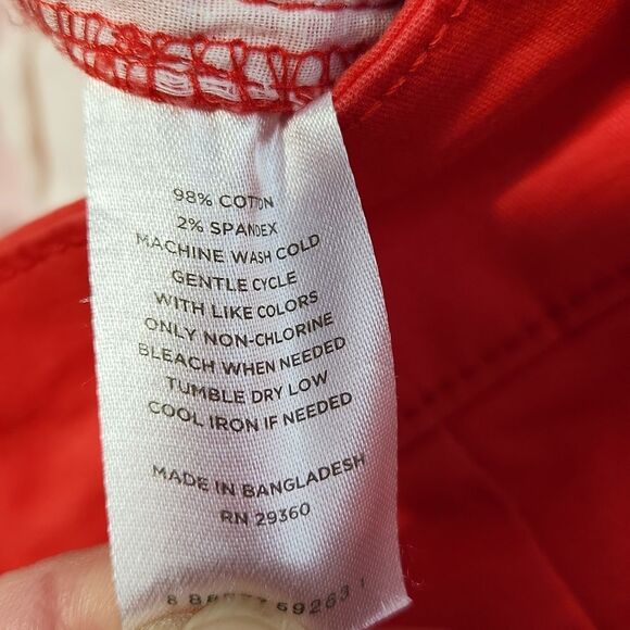 ☔️💜Dip Red High Waist Pants Size 4 - Picture 10 of 10